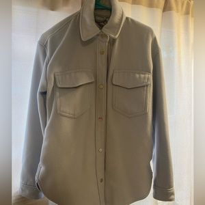 M light blue women’s A&F shacket